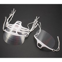 투명 위생 마스크 주방 식당 급식 요리사마스크, 1개, 투명위생마스크 1Box