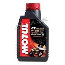 모튤 4T 7100 15W-50 1L 에스테르 100% 합성4행정 오토바이엔진오일