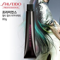 시세이도 프로페셔날 프리미언스 멋내기 염색약 80g 멀티컬러 - 아쿠아 매트 AM (산화제 포함), 내추럴 N3