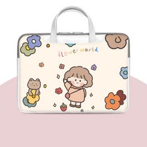 노트북가방 16인치노트북파우치/가방 대용량 노트북 수납 가방 아이패드파우치 12/13/14/15/16.1/17.3인치 노트북 가방 캐릭터, ZL 11