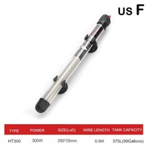 히터봉 110v220v 수족관 물고기 탱크 용 EU 미국 조정 가능한 온도 조절기 히터 막대 잠수정 가열 50w100w U9Z6, [06] F