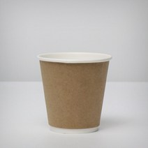 크라프트 단열 이중컵(무지) 9.5oz 1박스(500개)