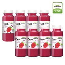 기타 [풀무원녹즙] 프레시 스트로베리 190ml x 8입 | 딸기주스 딸기스무디 과일주스 과일스무디 과채주스, 프레시 스트로베리 190mlx8입
