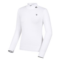 여성 배색 포인트 하이넥 니트 TWSRL5122-100