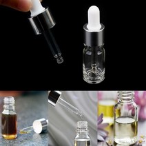 5ml 투명 스포이드 유리 공병 향수 화장품 에센스 오일 샘플 제작
