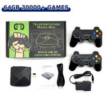 TSINGO 게임 콘솔 판도라 박스 i3 64GB 30000 개 이상 30 에뮬이터 4K HD 출력 아케이 PSP N64 용 듀얼 플이어, CHINA, 64GB 30000 GAMES_미국