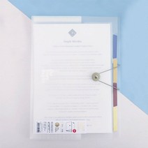 투명 아코디언 파일북 5칸 8칸 포켓 클리어파일 인덱스 파일 악보 레포트 부동산 계약서 A4 레포트 학습지 교과별 프린트물, 5포켓