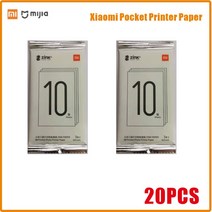 샤오미 포토프린터 도매 Xiaomi 포켓 프린터 용지 ZINK 자기 접착 사진 인쇄 시트 3 인치 미니 포토 전용 P, 03 20 PCS