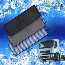 네이처월드 국산 3D매쉬 대형트럭 화물차전용 뒷좌석시트 통풍시트 여름 쿨링시트 자동차시트커버, 럭셔리블랙, 1개