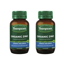 Thompsons 톰슨 유기농 아연 징크 Organic Zinc 180정, 2개