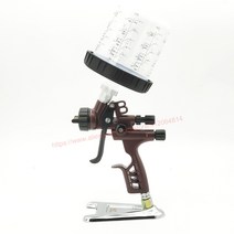 페인트건 페인트분사기 에어스프레이건 HVLP 1.3MM 에어 페인트 분무기 6800B 고성능 자동차 스프레이 건 페인팅 도구 브러시 공압, [06] NO CLEAN BROWN 1.3MM