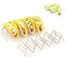 ZLD 2pcs 타코 홀더 스탠드 타코 트럭 트레이 멕시코 음식 랙 쉘 4 ~ 5 슬롯