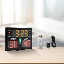 축구작전판 점수판 전자점수판 전자 점수 판 휴대용 경기 농구 축구 테니스 실내 스포츠 게임
