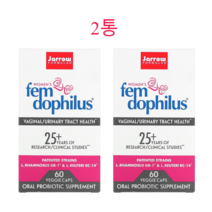 자로우 포뮬라 여성 유산균 포로바이오틱스 펨 도필루스캡슐 50억 CFU 60정x2통, 60정 X2통