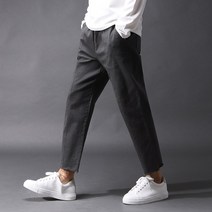 후앙스 데일리 면워싱 스판 세미와이드 크롭팬츠 FHCP-3816