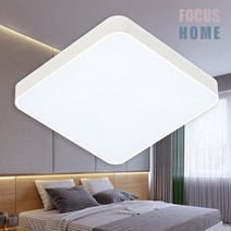 [당일발송]에코LED 방등 60W 국내산 심플라인 방등 국산칩사용 화이트 블랙 주광색 주백색 전구색 [포커스홈], 전구색(노란빛)