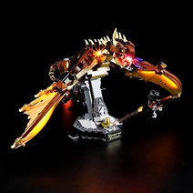 BRIKSM LEGO-76406 헝가리안 혼테일 드래곤용 LED 조명 키트 - 레고 해리 포터 빌딩 블록 모델과 호환 세트, 한개옵션0