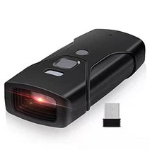 미니 2D 레이저 바코드 스캐너 블루투스 및 2.4G 무선 및 유선 3-in-1 바코드 리더 휴대용 태블릿 용 iPhone Android Windows Mac 태블릿 또는 PC와 호환 가능