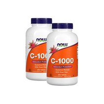 나우푸드 비타민씨 1000 250정 Rosa canina 아스코르브산 2병