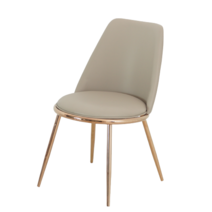 비셀리움 골드 로즈골드 써클체어 카페 인테리어 식탁의자, 로즈골드체어 베이지