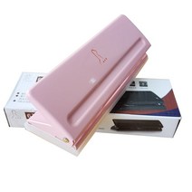 1 PCS 6 구멍 펀처 표준 펀치 사무실 바인딩 용품 학생 문구 사무소 장비 좋은 도구, 6 Holes, 6 Holes Pink