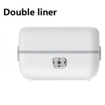 저당밥솥 당뇨밥솥 당질저감 스테인레스 스틸 전기 도시락 열 가열 식품 기선 저탄수화물, 두 개의 라이너, 에게