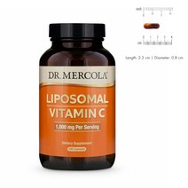 닥터머콜라 리포좀 비타민C 1000mg 180캡슐 고흡수율 아스코르빈산