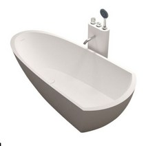단단한 표면 돌 CUPC 승인 직사각형 독립형 코리안 매트 화이트 RS6592