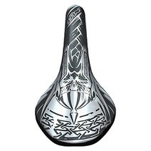 충격 방지 자전거 안장 인체 공학적 자전거 시트 통기성 메모리 폼 교체 산악 자전거 실내 야외 여성, 사무라이, 265x145x23mm., PU 가죽