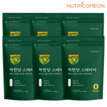 착한당 스테비아 천연감미료 건강한 천연당 오라뷰 뉴트리커먼 400g 에리스리톨 설탕 대신, 6개