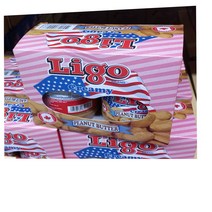 리고 땅콩버터크리미462g X 2개 Ligo 땅콩버터크리미, 462g