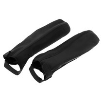 YSSHOP 승마 승마 각반 하프 챕스 레깅스 다리 보호 가드, XXXL, 패브릭, 블랙, 1개
