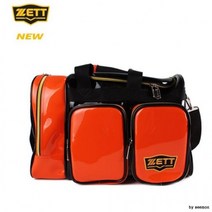 ZETT 제트 야구 개인장비 가방 BAK-537J 오렌지 보관, 상세페이지 참조