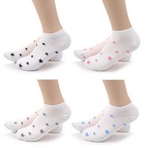 여성 양말 별무늬 패션 캐주얼 발목 5켤레묶음