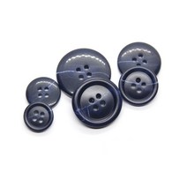 제작 고급 재킷 소뿔단추 모조 경적 코트 바느질 단추 15-25mm 의류 스웨터 가디건 장식 수제 액세서리, [05] 25mm 10pcs, [06] NO.2 Blue Pattern
