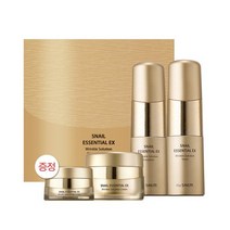 THE SAEM 스네일 에센셜 이엑스 링클 솔루션 스킨 케어 3종 세트 N, FREE