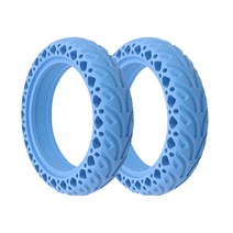 8.5 인치 타이어 전기 스쿠터 벌집 충격 흡수 레드 고무, 2pcs blue