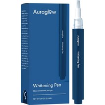 셀프치아미백 Auraglow 치아 미백 펜 35% Carbamide Peroxide 20가지 이상의 트리트먼트 민감성 없음 2.8mL