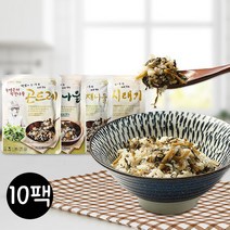 윤영근의 비벼먹는 착한나물10팩(곤드레유채나물시래기취나물), 착한나물 곤드레 10팩