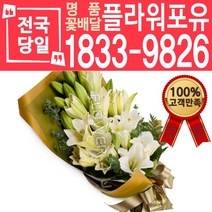 백합 꽃다발 어버이날 스승의날 꽃바구니 꽃배달 당일배송