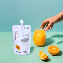 제주나는 유기농 감귤 주스 즙 120ml 10봉, 10개