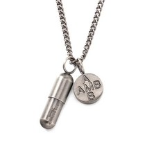 힙합 펜던트 개성 간단한 유행 사랑 캡슐 알약 펜던트 목걸이 남녀 커플 선물 거리 액세서리