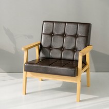 마켓비 BUGOK 1인 소파 FBR-CBK, 블랙