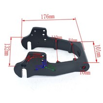 kugoo m4 전자 스쿠터 스피드 웨이 5 킥 스쿠터 액세서리 스케이트 보드 부품 용 10 인치 전기 스쿠터 리어 포크, 브라켓