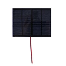 태양광발전 미니 태양 전지 패널 3W 12V 소형 셀 모듈 폴리 실리콘 보드 휴대용 야외 DIY 충전기 115x85mm, 한개옵션0