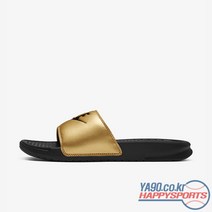 [당일출고][나이키] 베네시 JDI 여성 슬리퍼 343881-014 (골드/블랙)