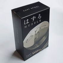 IQPLUS 하나야마 캐스트퍼즐 60여종 1~6단계 hanayama 성인퍼즐 두뇌훈련 치매예방 교육퍼즐 수집퍼즐 취미퍼즐 고난도퍼즐, 514 SPIRAL, 1세트