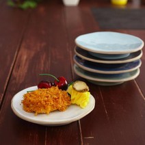 여주 도자기 아름 소유접시 그릇 1호 1P, 화이트, 본상품선택