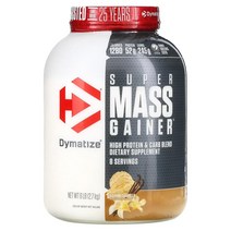 Dymatize Super Mass 게이너 구메 바닐라 2.7kg, 1병, 7kg