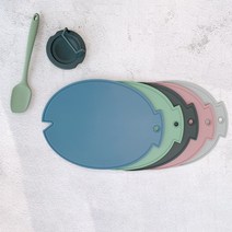 실리콘도마 국산 파스텔 실리콘100% 고온안전소재 생선 야채 고기도마 -3type 5color, 그레이